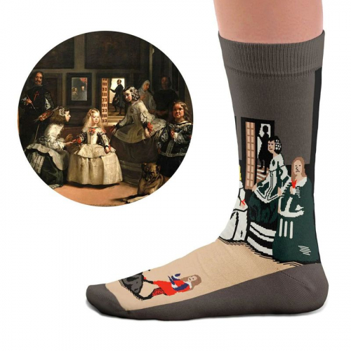 Socken Kunstwerke - Velázquez "Die Hoffräulein"